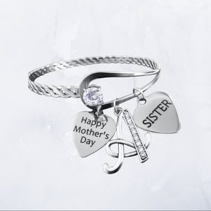 Happy Mother's Day Bangle, Sister Gifts